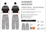 create professional streetwear mockups and tech packs